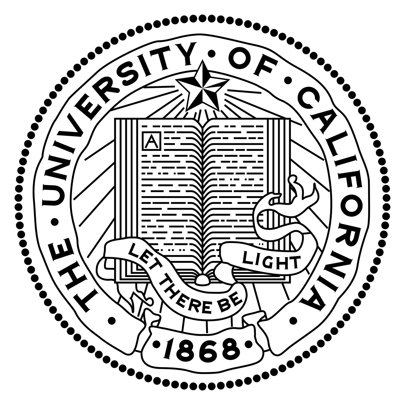 University of California logo, Seal, 1910